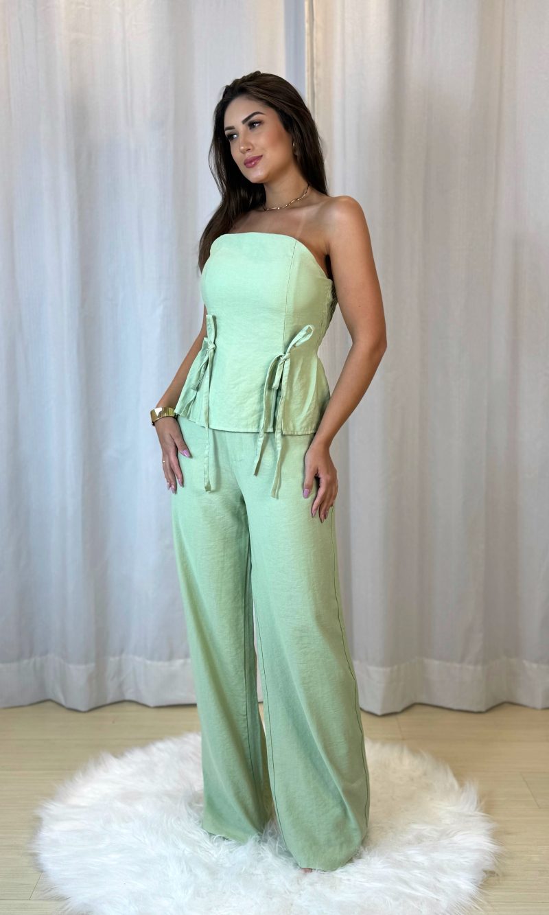 conjunto ale verde pistache