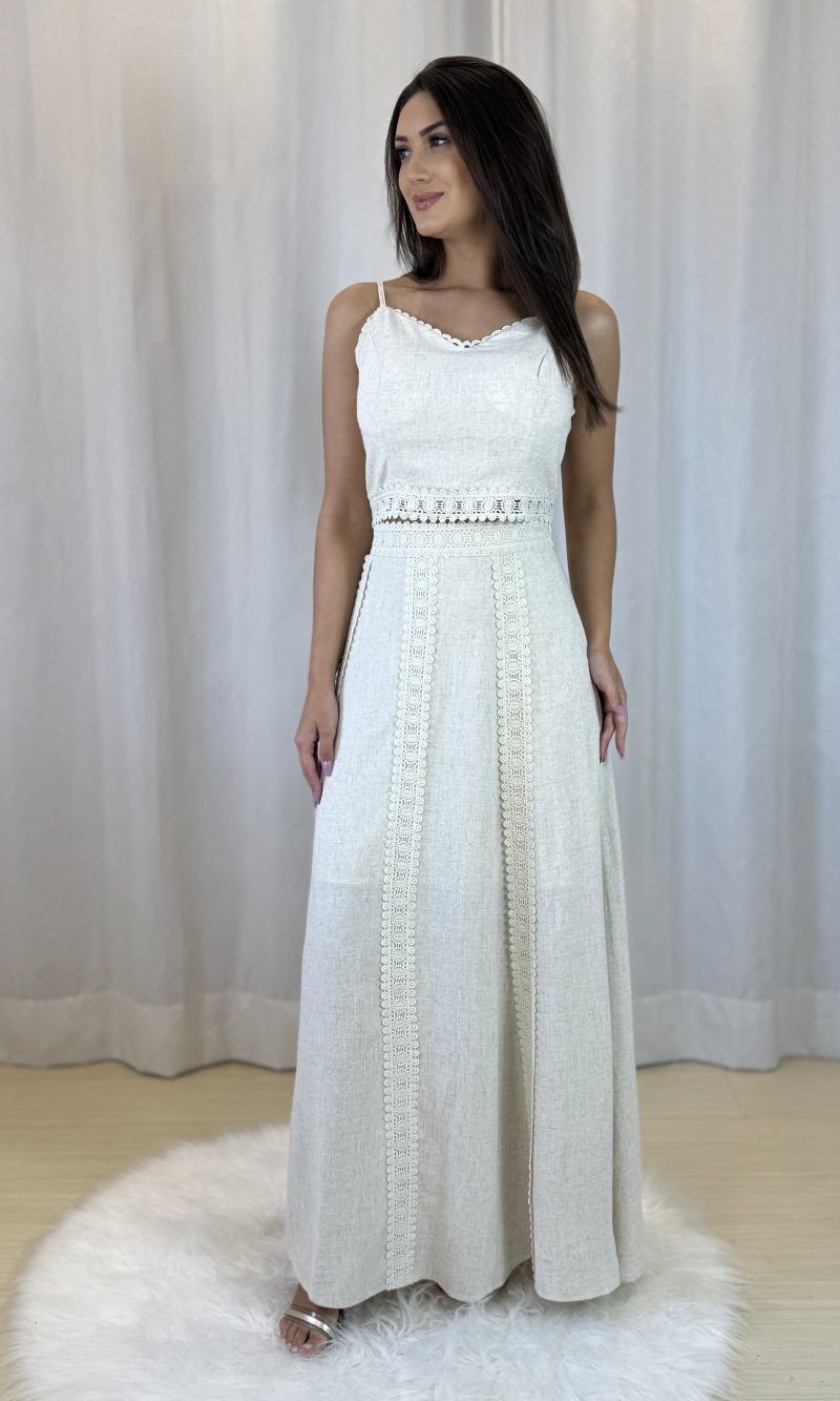 conjunto mari cru linho