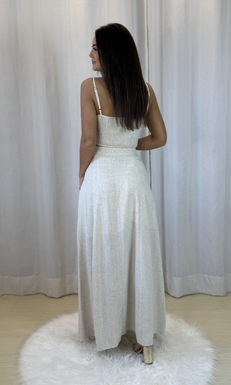 conjunto mari cru linho