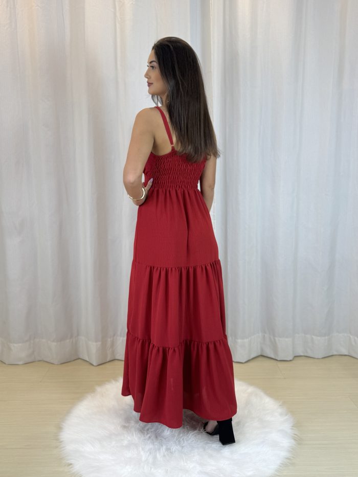 vestido oferta vermelho cereja vestido oferta vermelho cereja