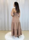 vestido alça oferta capuccino