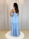 vestido laço oferta azul bebê