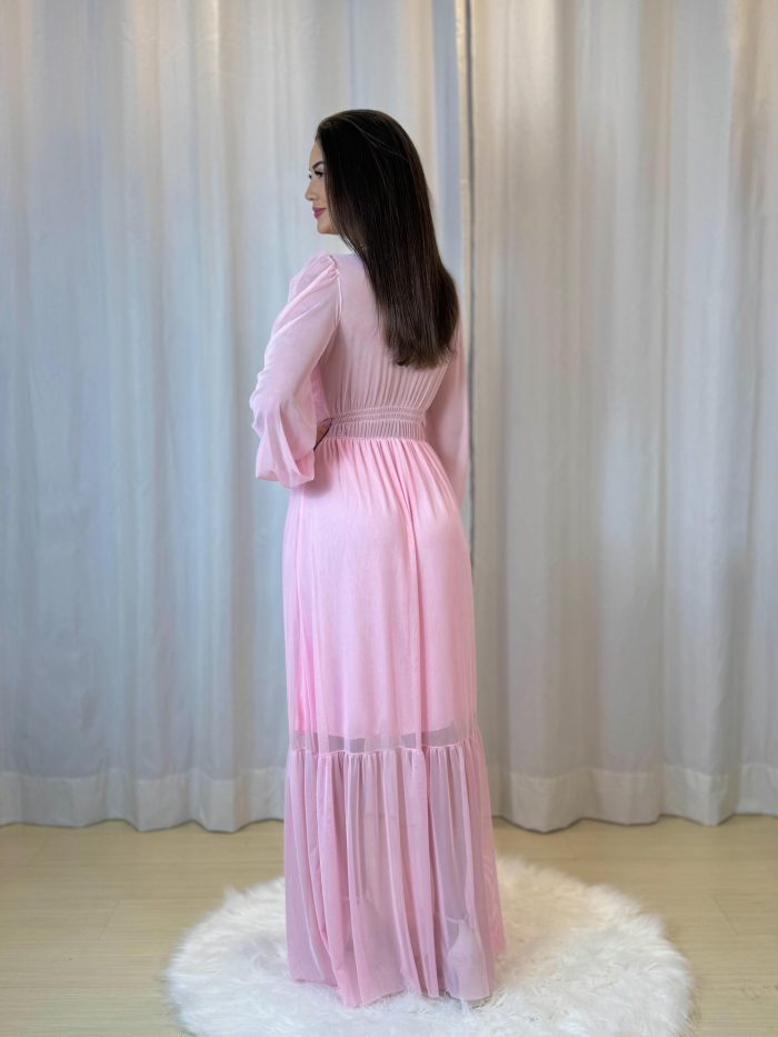 vestido cami rosa bebê vestido cami rosa bebê