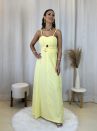 vestido bianca amarelo manteiga