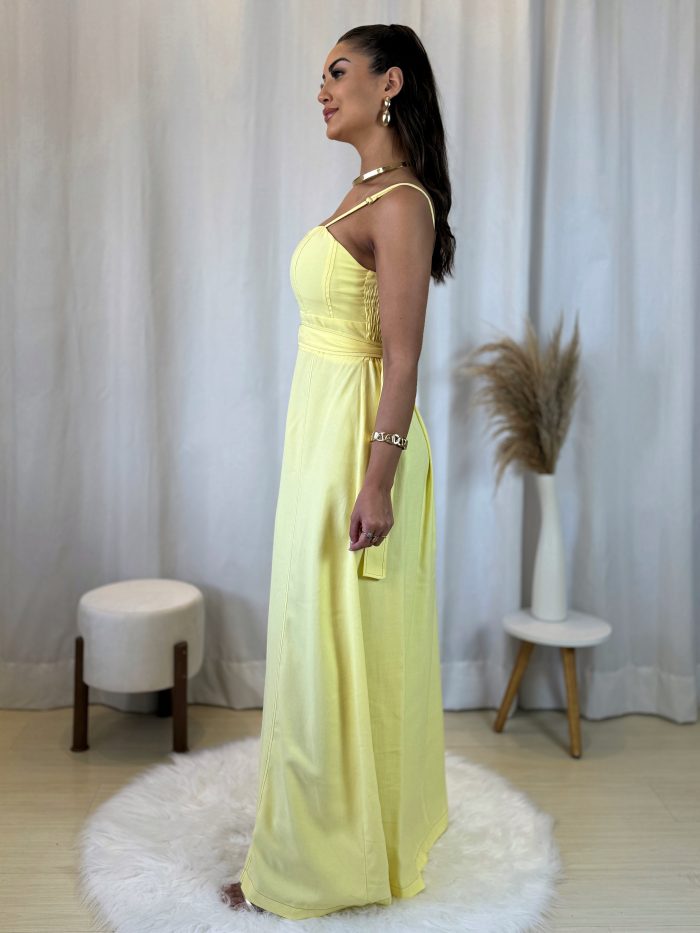 vestido bianca amarelo manteiga vestido bianca amarelo manteiga