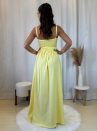 vestido bianca amarelo manteiga