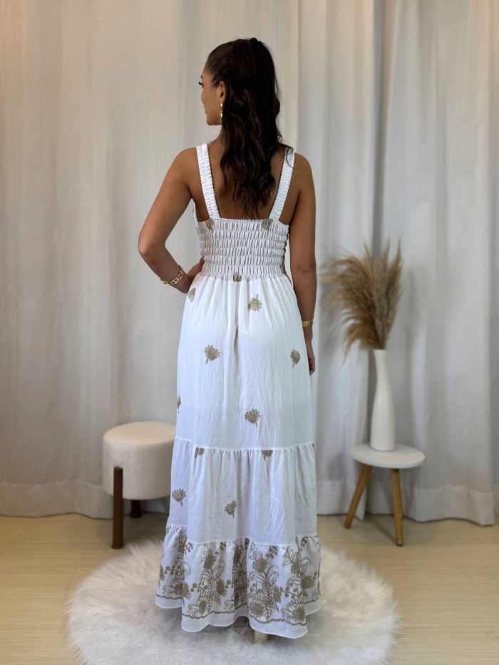 vestido florença branco com bordado vestido florença branco com bordado