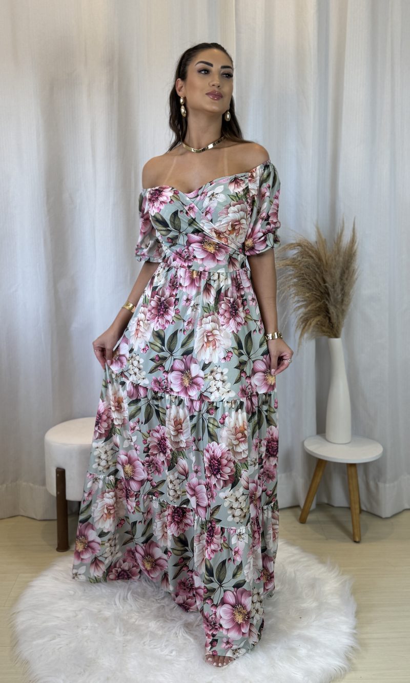 vestido catarina floral